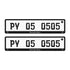 Car Gel Number Plate | Modified Online Store